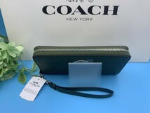 コーチ COACH 長財布 財布 シグネチャー アコーディオン ウォレット プレゼント ギフト ラウンドファスナー レディース メンズ C4715 C100_画像5