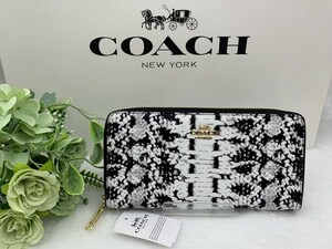 コーチ COACH 長財布 財布 レディース メンズ クリスマスギフト 新年プレゼント 贈り物 ラウンドファスナー ファッション F53659 A183