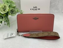 コーチ COACH 長財布 財布 レディース クリスマスギフト 新年プレゼント 贈り物 シグネチャー ロング ジップ ファッション CK427 C206_画像1