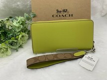 コーチ COACH 長財布 財布 シグネチャー ウォレット プレゼント 贈り物 ギフト ジップ ファッション レディース 新品 未使用 CK427 A204_画像3