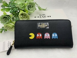 コーチ COACH 長財布 財布 パックマン プレゼント 贈り物 ギフト ロング ジップ 新品 未使用 ファッション F73397 A334