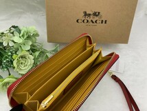 コーチ COACH 長財布 財布 アコーディオン ウォレット プレゼント 贈り物 ギフト ラウンド ジップ ファッション 新品 未使用 C7800 B171_画像10