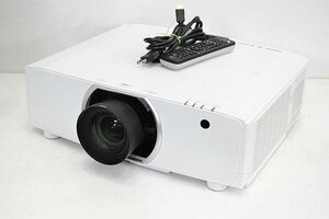 NEC 6500lm プロジェクター ViewLight■NP-PA653UJL ランプ使用2251時間 中古 訳ありジャンク