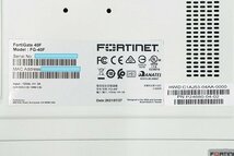 Fortinet/フォーティーネット ファイアウォール Fortigate-40F ライセンス切れ▲FG-40F 中古▲送料無料_画像3