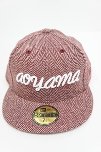 新品MR.GENTLEMAN ミスタージェントルマン NEW ERA ニューエラ aoyama TWEED CAP ツイード キャップ MG13A-AC01 720K