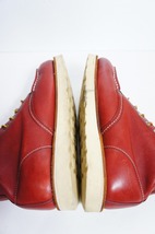 定番 Hawkins ホーキンス LEATHER BOOTS レザー ワーク ブーツ モックトゥ 8 1/2E 赤茶328N_画像6