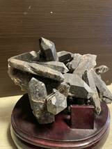 黒水晶 原石 激レア 純天然のモリオン チベット産_画像2