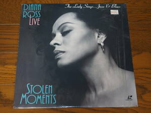 LD!DIANA ROSS LIVE!STOLEN MOMENTS* foreign record 