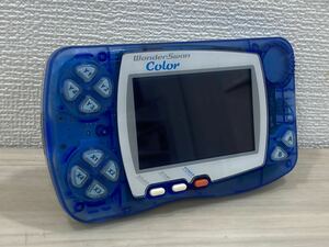 【K】BANDAI ワンダースワンカラー 本体 クリスタルブルー WonderSwan Color WSC-001 【K】1224-04(6)