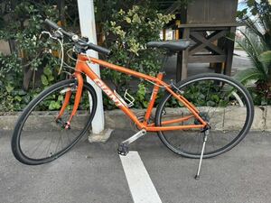 【K】 GIANT ジャイアント エスケープ R3 XS 700×25C オレンジ ロードバイク 自転車 (防犯登録解除済み)【K】1217-02