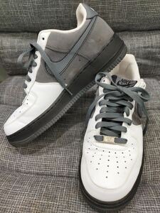 【K】NIKE AIRFORCE ナイキエアフォースＩハイ　27.5cm 白＆グレースウェード　ＩＤ315122103【K】1217-21 （8）