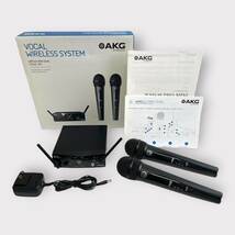 ☆美品☆AKG 2チャンネルB帯ワイヤレスシステム WMS40 PRO MINI2 VOCAL SET DUAL_画像1