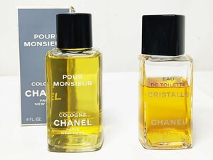 ☆1円スタート まとめ売り CHANEL シャネル 香水 2点セット プールムッシュウ クリスタル オードトワレ 残量多 一部箱付 中古☆