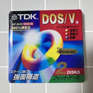 TDK フロッピーディスク DOS MF2HD-BMX2PS ２枚