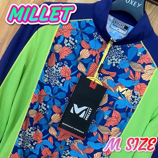 【MILLET】ミレー☆ロングスリーブ☆カットソー☆Mサイズ☆タグ付き☆未使用☆スポーツ☆アウトドア☆キャンプ☆長袖☆軽量