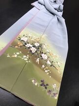 着物花水木　【正絹】訪問着、付け下げのみ40点まとめ売り　蘇州刺繍　汕頭刺繍　箔　友禅　着物リメイク　パッチワーク　材料_画像7