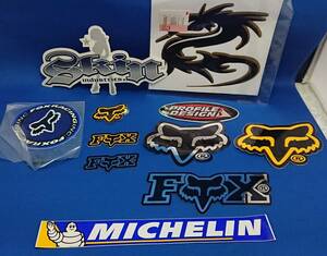 ステッカーセット FOX RACING,MICHELIN,PROFILE DESIGN,SKIN industries,ARLEN NESS 