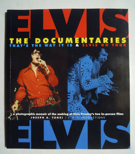 洋書エルヴィス・プレスリーELVIS THE DOCUMENTARIES~THAT'S THE WAY IT IS & ELVIS ON STAGE('05)オン・ステージ~コンサートツアー写真集