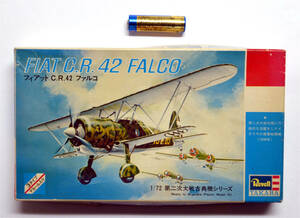 ☆彡こんな!!!!! Revel/TAKARA 1/72 フィアット C.R. 42 ファルコ 伊太利亜空軍 複葉戦闘機　☆彡ns