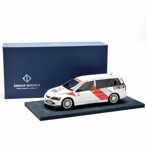 ▲入手困難！Ralliart！白！限定品！EM 1/18 ランサーエボリューション Mitsubishi Lancer Evolution 9 EVO IX Varis Wagon