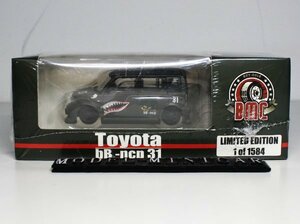 ▲超希少！BM 1/64 BM64B0382 64 Toyota bB2000 P40 Tiger