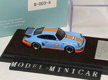 ▲D超貴重な！世界限定699台！Black Bird 1/64 ポルシェ Porsche 911 930 GULF 新品_画像4