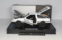 ▲超希少！黑白！TOYOTA 1/32 モデラーズ イニシャルD 頭文字D AE86 ホンダ 新品_画像1