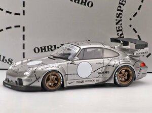 ▲最後！Special Version！世界限定888台！GT-Spirit 1/18 ポルシェ Porsche 911 993 RWB RAUH-Welt Silver Phantom 新品