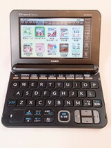 CASIO カシオ 電子辞書 XD-K8700 黒 ブラック 動作確認済み 音声確認済 中古美品 本体のみ_画像4