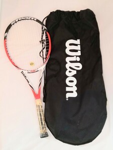 硬式 テニスラケット Wilson ウィルソン スティーム 99エルエス STEAM99LS グリップL2 保管袋付き 2014年モデル 中古品