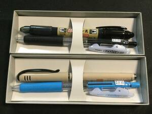 PILOT製0.7ミリボールペン×2＆筆ペン2種の4本セット未使用品