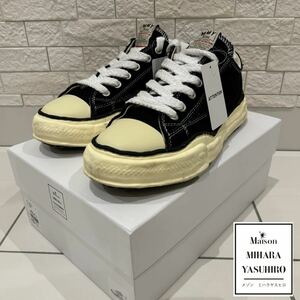 美品 Maison MIHARA YASUHIRO PETERSON LOW OV COLOR SOLE CANVAS L-TOP メゾン ミハラヤスヒロ ピーターソン スニーカー 靴 44 28 29