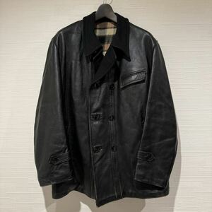 美品 フランスヴィンテージ レザージャケット ル コルビジェ ジャケット French Vintage Leather Jacket L XL 革 フレンチ カーコート 古着