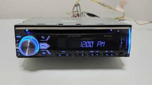 E12 音出しOK カロッツェリア DEH-5300 1DIN デッキ CD USB AUX Bluetoothオーディオ CDプレーヤー オーディオ carrozzeria パイオニア