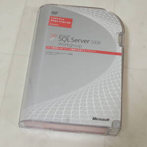 A-04905●Microsoft SQL Server 2008 Workgroup Edition 日本語 通常版 5CAL(マイクロソフト サーバー ワークグループ 5クライアント)