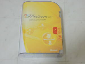 A-04968●未開封 Microsoft Office Groove 2007 日本語版(マイクロソフト オフィス グルーヴ グルーブ デスクトップ コラボレーション)