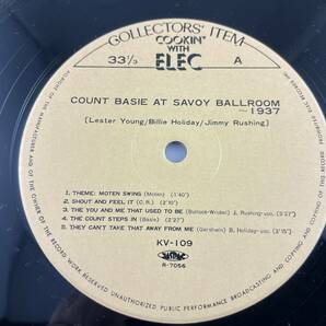 国内盤 LP 帯付き COUNT BASIE AT SAVOY BALLROOM ～1937 featuring Lester Young, Billie Holiday, Jimmy Rushingの画像4