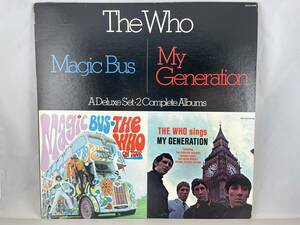US盤　2LP　The Who　Magic Bus　/　Sings My Generation　　ザ・フー　2枚組