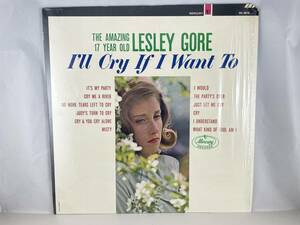 【STERLING 刻印あり】US盤　LP　LESLEY GORE　I'll Cry If I Want To　レスリー・ゴーア