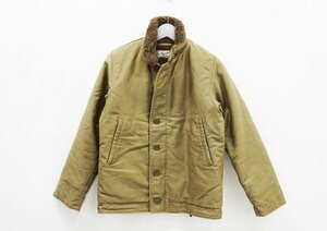 ◇【STEVENSON OVERALL スティーブンソン オーバーオール】デッキジャケット ベージュ 36