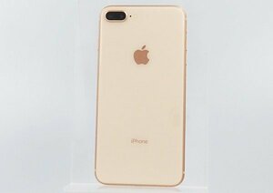 ◇ジャンク【au/Apple】iPhone 8 Plus 256GB SIMロック解除済 MQ9Q2J/A スマートフォン ゴールド