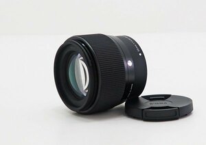 ◇美品【SIGMA シグマ】56mm F1.4 DC DN ContemporaryキヤノンM用 一眼カメラ用レンズ