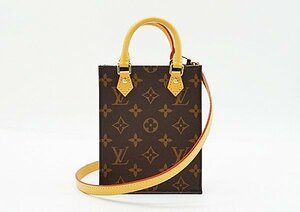 ☆◇新品同様【LOUIS VUITTON ルイ・ヴィトン】プティット・サックプラ M81295 ハンドバッグ モノグラム