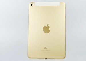 ◇【au/Apple】iPad mini 4 Wi-Fi+Cellular 16GB MK712J/A タブレット ゴールド