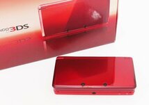 ○【任天堂】ニンテンドー3DS フレアレッド_画像1