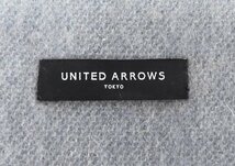 ◇【UNITED ARROWS ユナイテッドアローズ】カシミヤ 大判ストール グレー_画像4