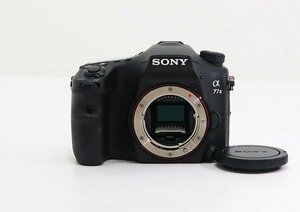 ◇美品【SONY ソニー】α77 II ボディ シャッター回数：3749回 ILCA-77M2 デジタル一眼カメラ