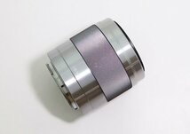 ◇【SONY ソニー】E 50mm F1.8 OSS SEL50F18 一眼カメラ用レンズ シルバー_画像5