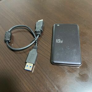 エレコム 外付け ポータブル SSD ESD-0120GBK