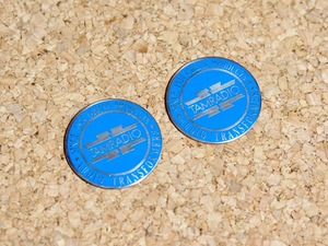 TAMURA エンブレム メダル 2枚set 55周年記念限定カラー TAMRADIO F-2013 F-2012 に タムラ
